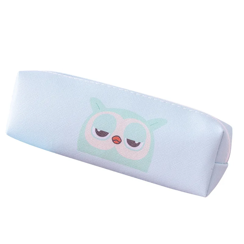 Professional custom 2022  fashion pu leather printing pattern cartuchera unicorn pencil pouch for girls
