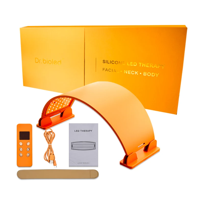 OEM Premium PDT Infrared Belts Hands Relieve Muscle Pain Facial Body Treatment 7 Bio Color LED Light Therapy Machine