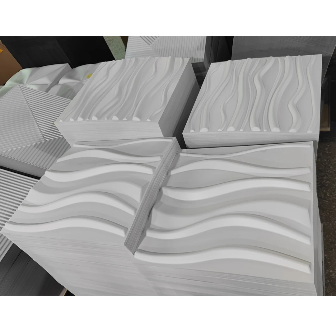 Wall Decor Tiles 3D Interior Plastic PVC Wallpaper Panel Home Decoration 3d Wall Panels