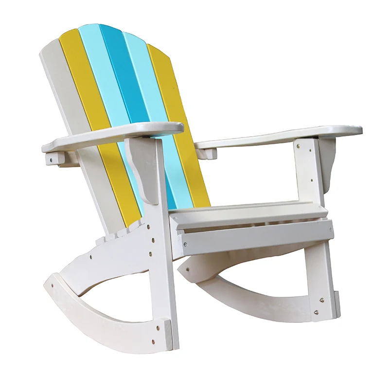 Новый американский стиль, уникальное белое Роскошное кресло качалка для крыльца, балкона, пляжа, сада, патио, адиронский шезлонг, деревянное уличное кресло для взрослых (62062641732)