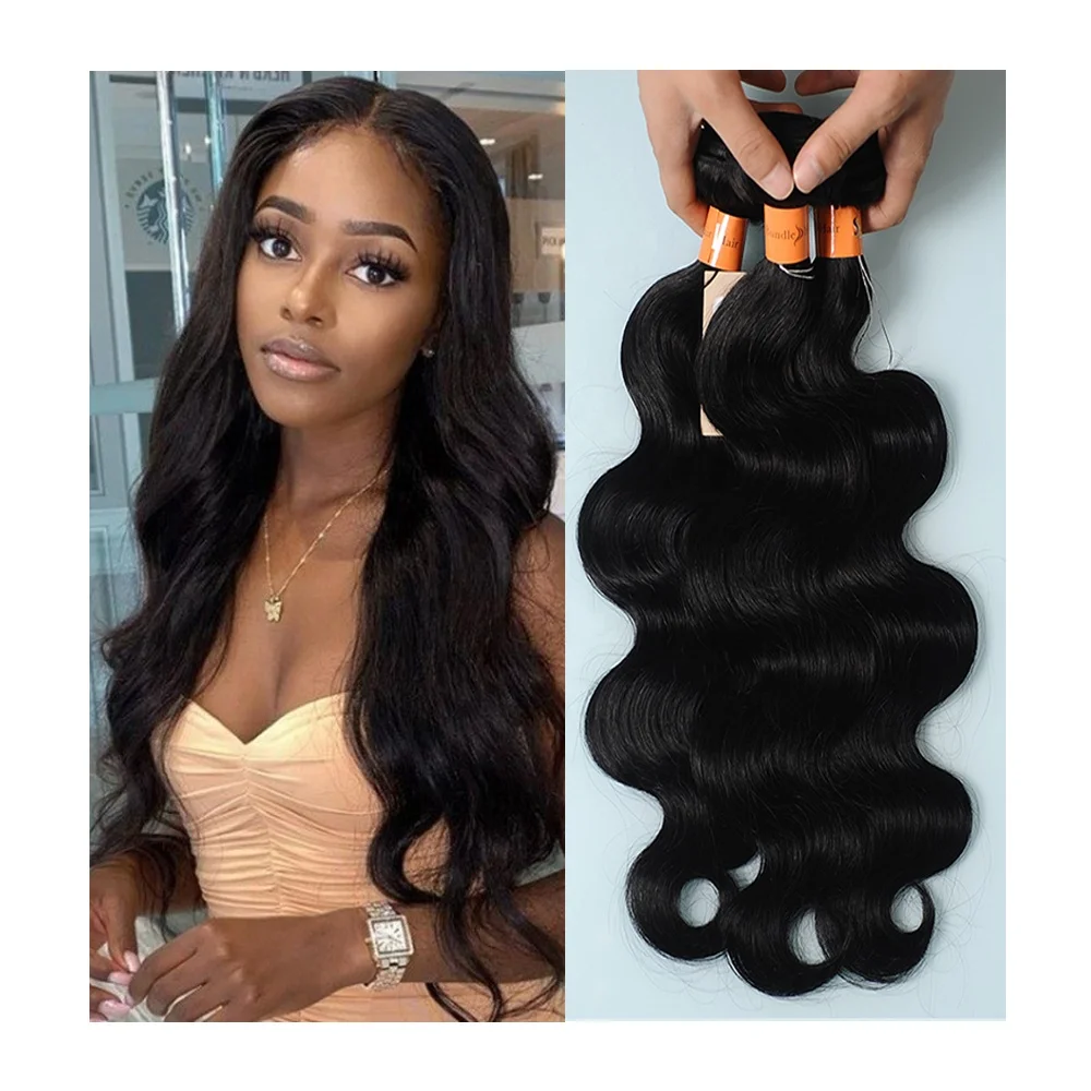 100% Unprocessed Raw Virgin Bulk Human Hair Brazilian Body Wave Hair Bundles Grade 8A Remy Human Hair 1 Bundles Natural Color