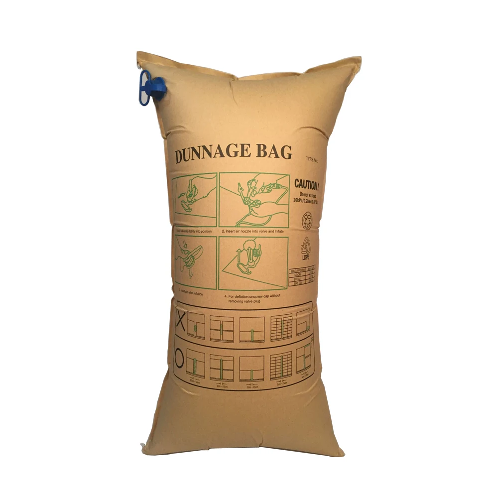 
Heavy Duty Dunnage Air Packing Bag Kraft Paper Dunnage air bag for containers 