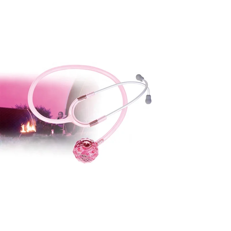 Hot Selling Medical Pediatric Double Head Pink Stethoscope