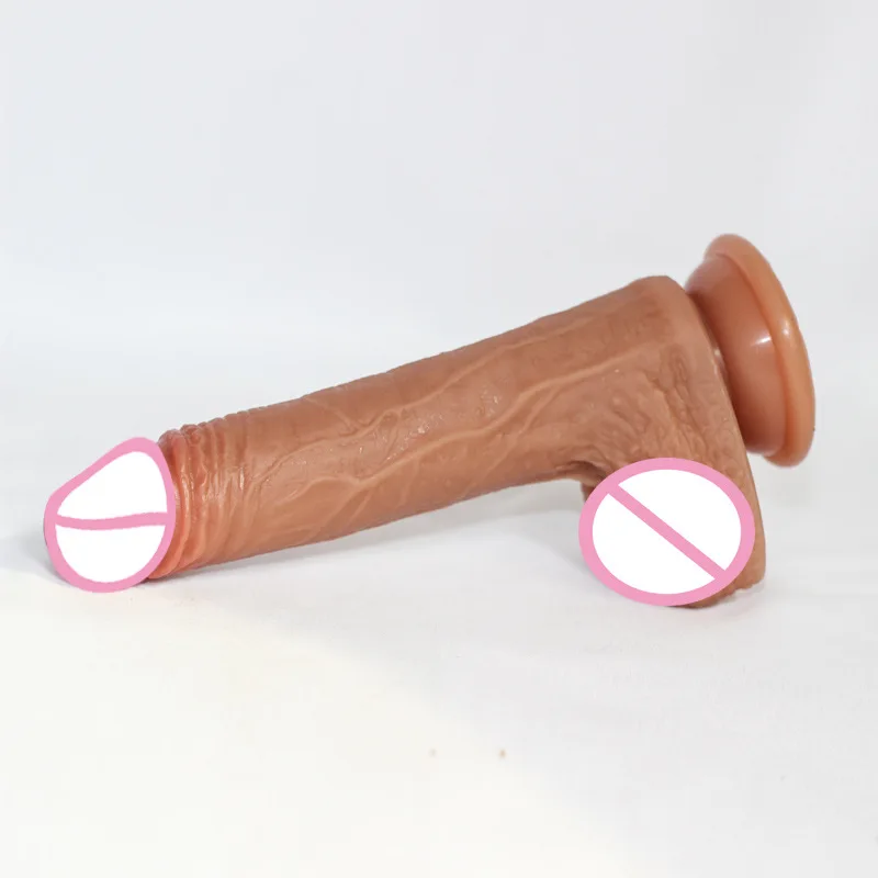 High Quality Female Penis Sex Toys Artificial Soft Silicone Penis Vibrator For Women Female Masturbator