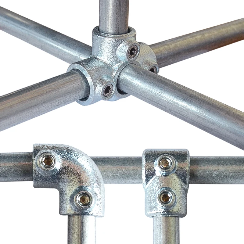handrail malleable iron key clamp pipe fittings allen structural key clamp railing connector railing pipe fittings