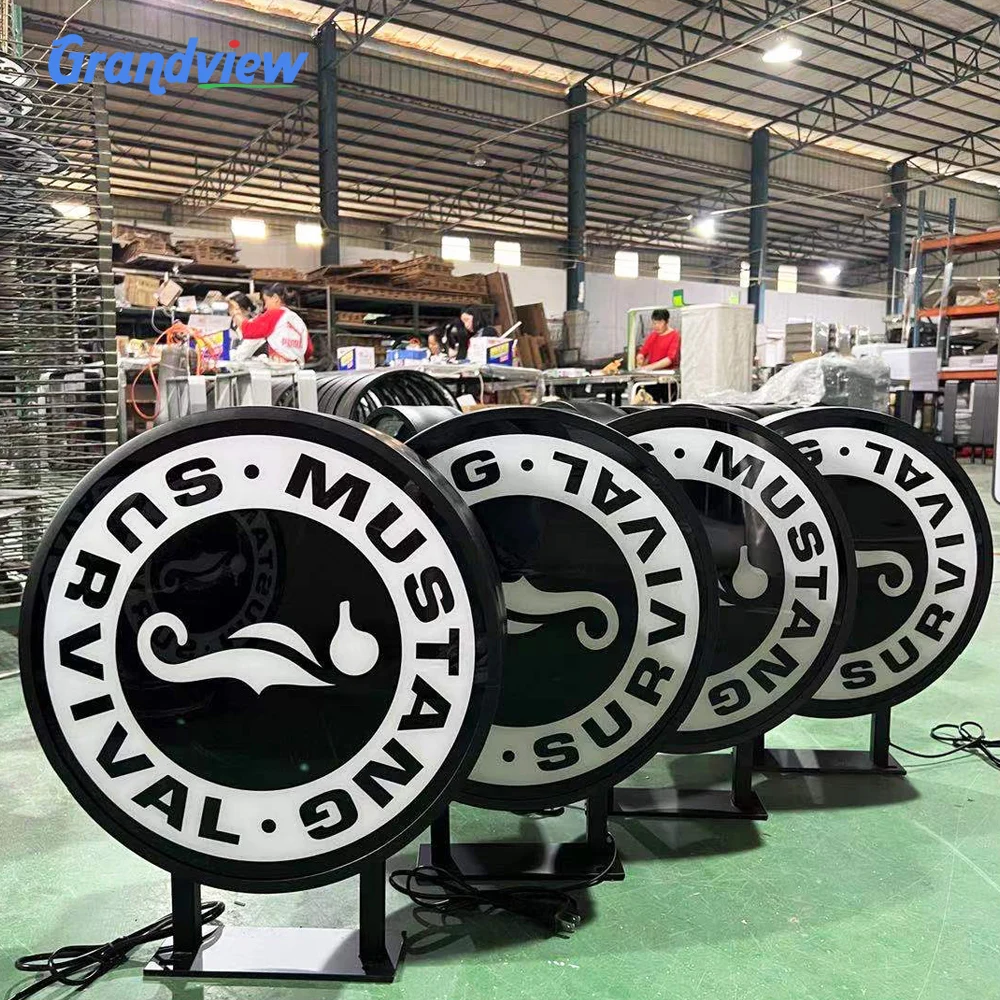 Outdoor Advertising Customized Coffee Shop Store Bar Led Sign Light Box Signage