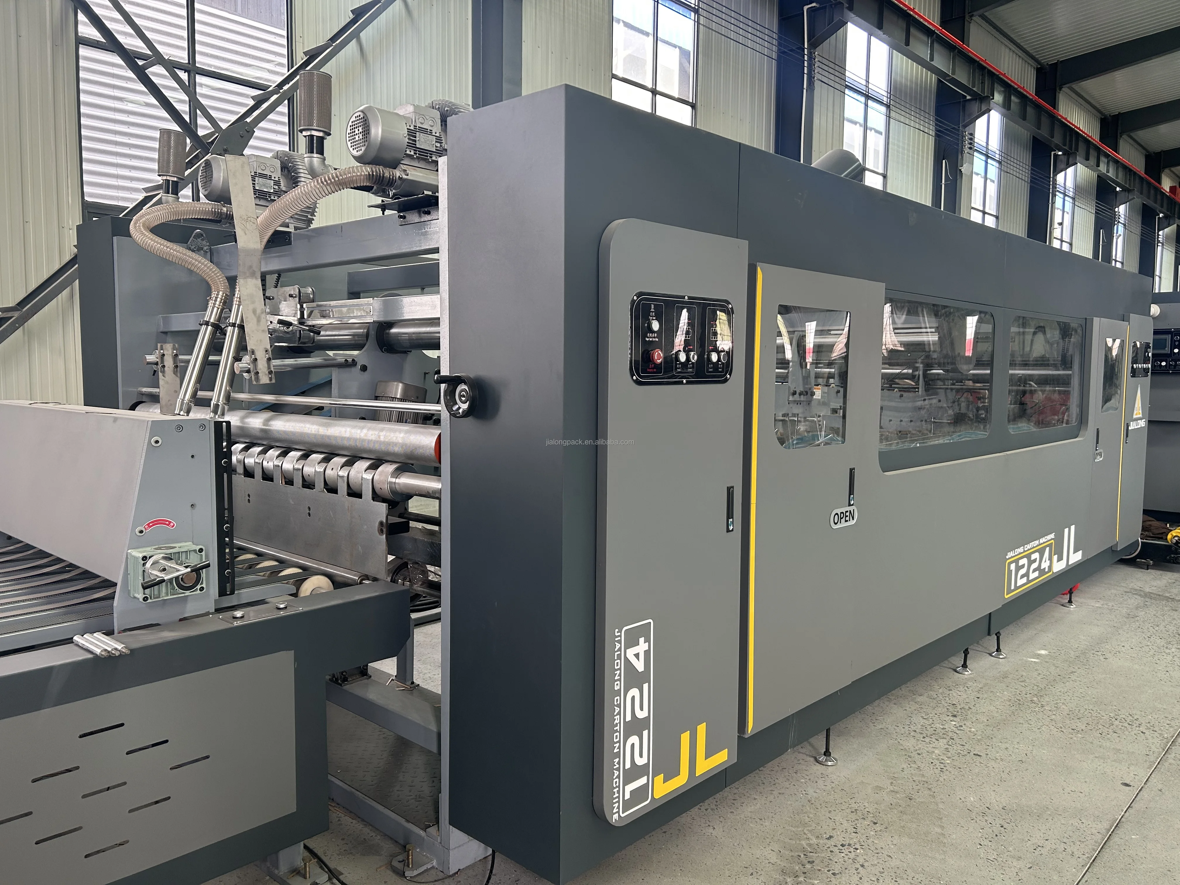 Carton making machine FFG line automatic flexo folder gluer for corrugated cardboard printing rotary die cutter slotter machine