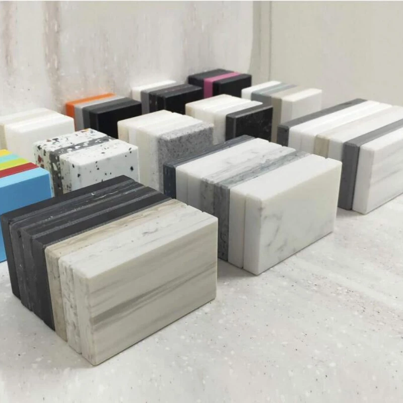 Solid Surface Panel Sheets Acrylic Solid Surface Plates Big Slabs Artificial Stone