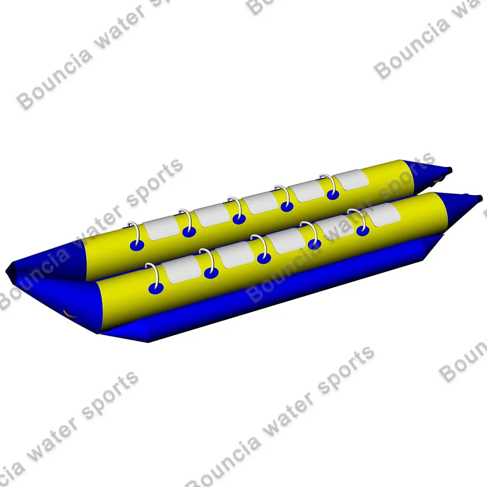 Inflatable Rafting Boats Banana Boats Popular Size Waterpark Raft Tube Inflatable Banana Float Boat Water Games Inflatable