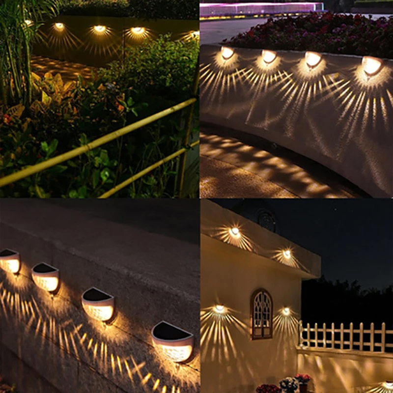 LED Solar Light Outdoor Wall Lamps Energy Garden Lamps Waterproof Solar Lamp Christmas Decoration Festoon Led Light