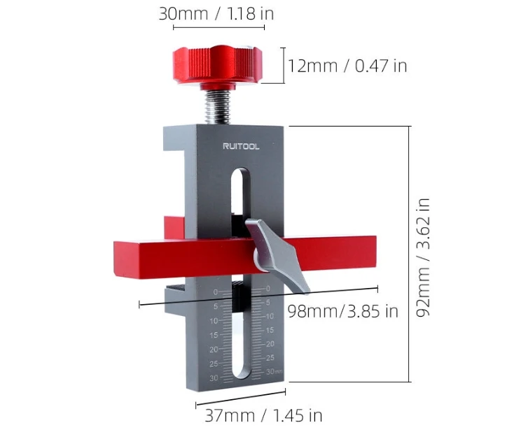 Cabinet door installation auxiliary tool  Woodworking Open Hole Punch For DIY Woodworking Puncher Tool