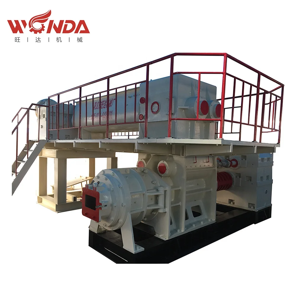 JKY55 Fully Automatic Vacuum Extruder Clay Mud Soil Earth Brick Machine Sintering Ceramic Brick Production Line