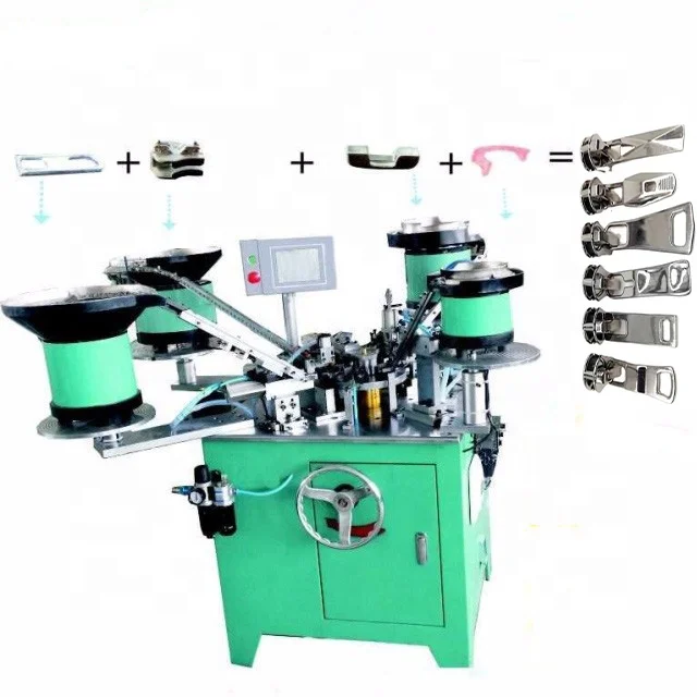 KYY Automatic Auto-lock Slider Assembly Machine, Four-point Slider Machine Video, Zipper Slider Machinery