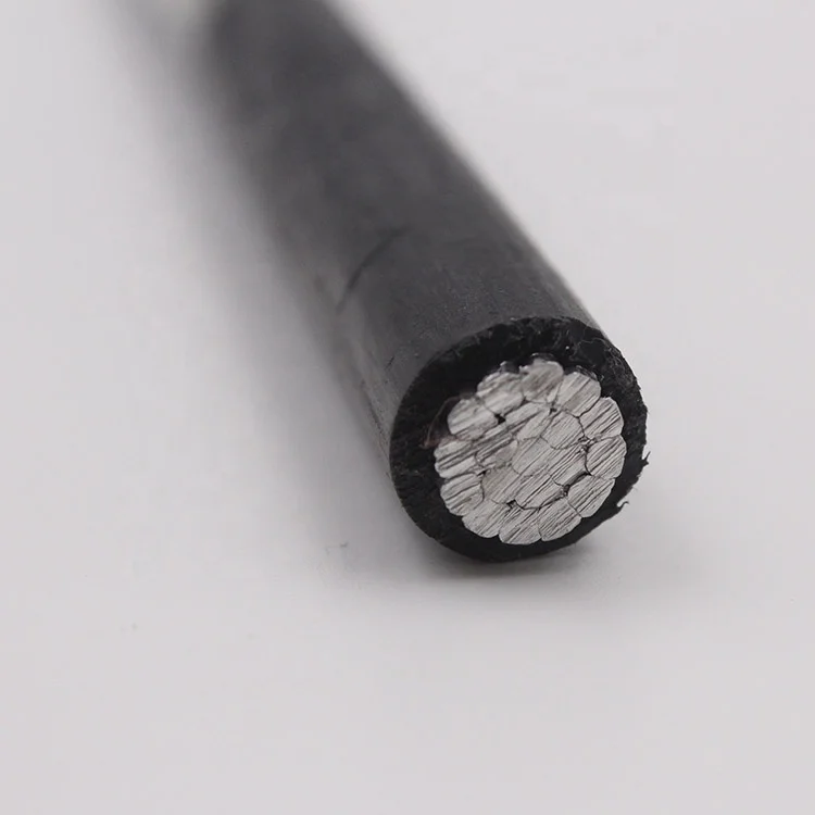 ACSR conductor PE insulation Poly ACSR #1/0 AWG tree wire cable specification for Philippines market