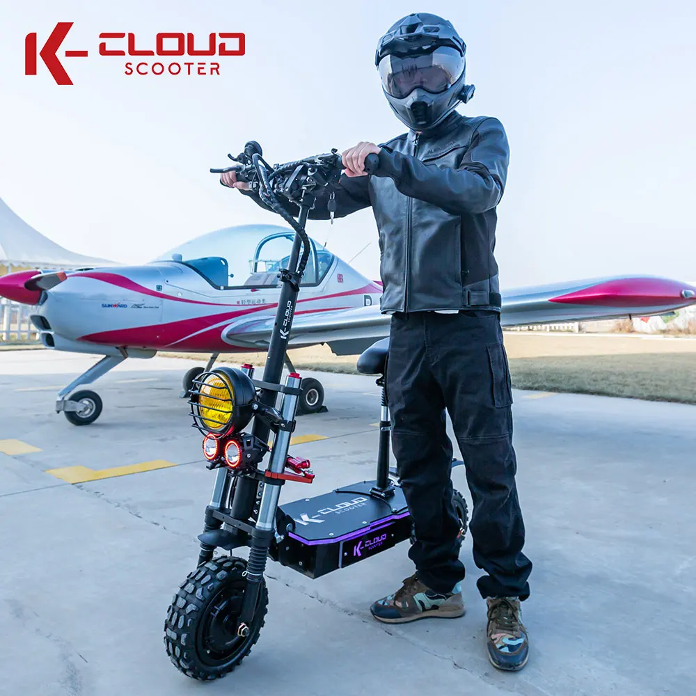 Patinetes-Electricos- Direct Selling 6000W 60V Long Range Dual Motor Powerful Adult Electric Scooter Wholesale