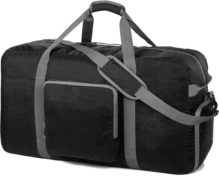 Free sample Foldable Duffle Bag 24 28 32 36 60L 80L 100L 120L for Travel Gym Sports Lightweight Luggage Duffel