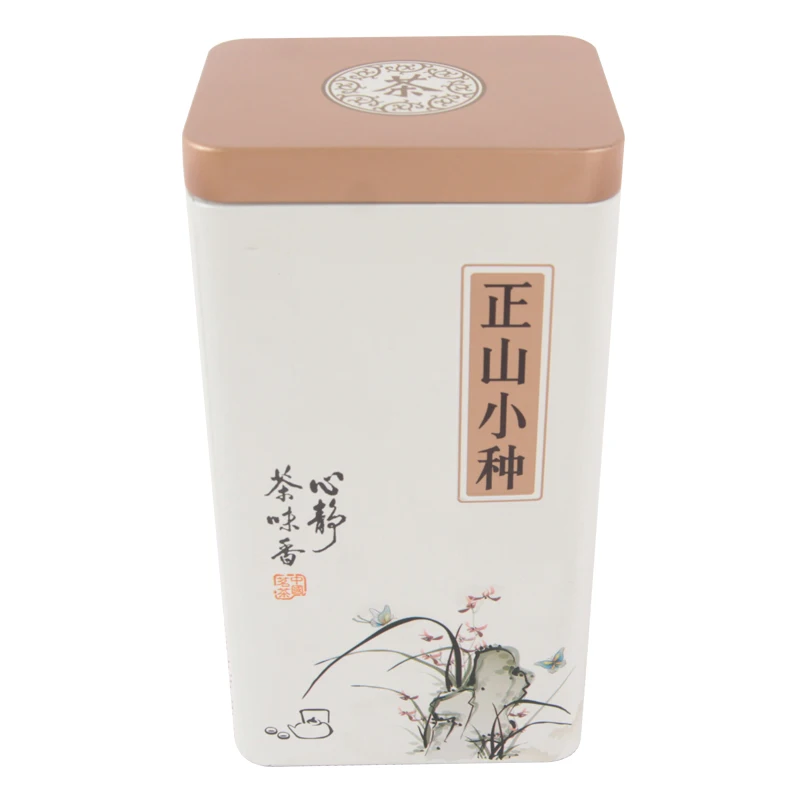 Hot selling custom large tin box exquisite printing high quality food grade tinplate tea metal tin can gift packaging