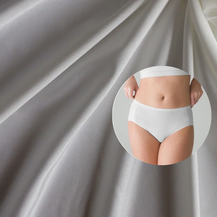 White  130 G   150 cm  Width  Nylon 86  Spandex 14    Fabrics for Women Asian Underwear
