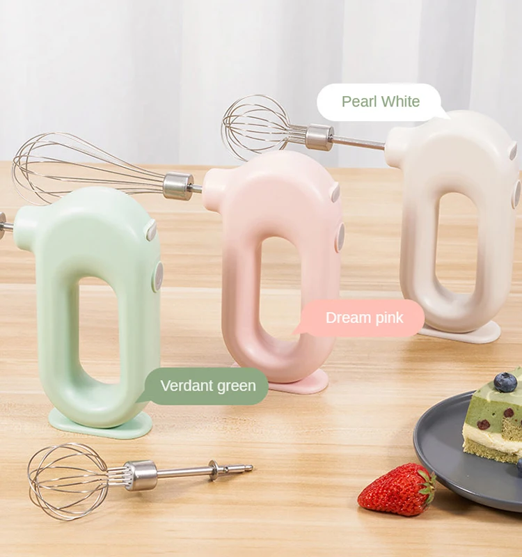 Home Kitchen Mini Usb Wireless Charging Smart Metal Chopper Automatic Electric Hand Mixer