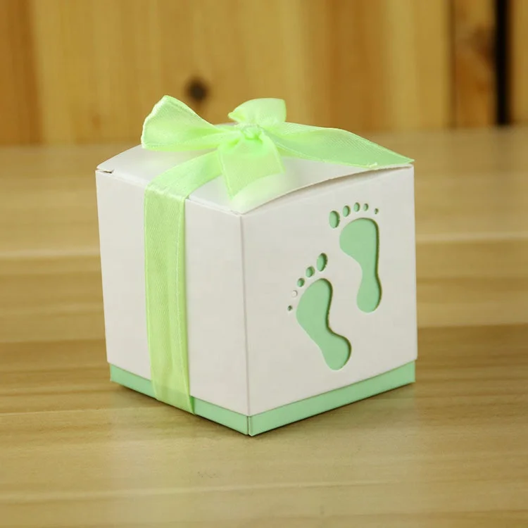  Двухслойная коробка для свадебных сувениров с принтом ног бумажная конфет шоколада сладких украшение