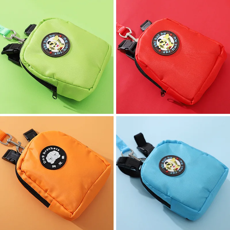 BSCI factory mochila para mascotas pet leash vest set dog walking bag oxford cloth cute pet bag walking toll wholesale