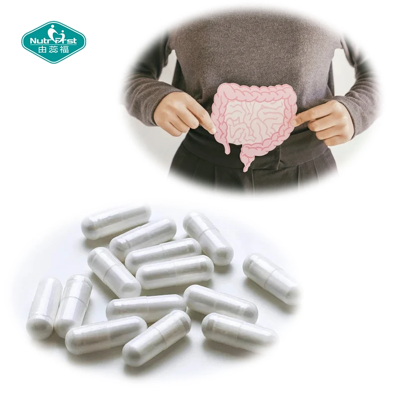 OEM Private Label Intestinal Health Support Gut Barrier Butyrate Butyric Acid Vegan Capsule for Healthy Gut