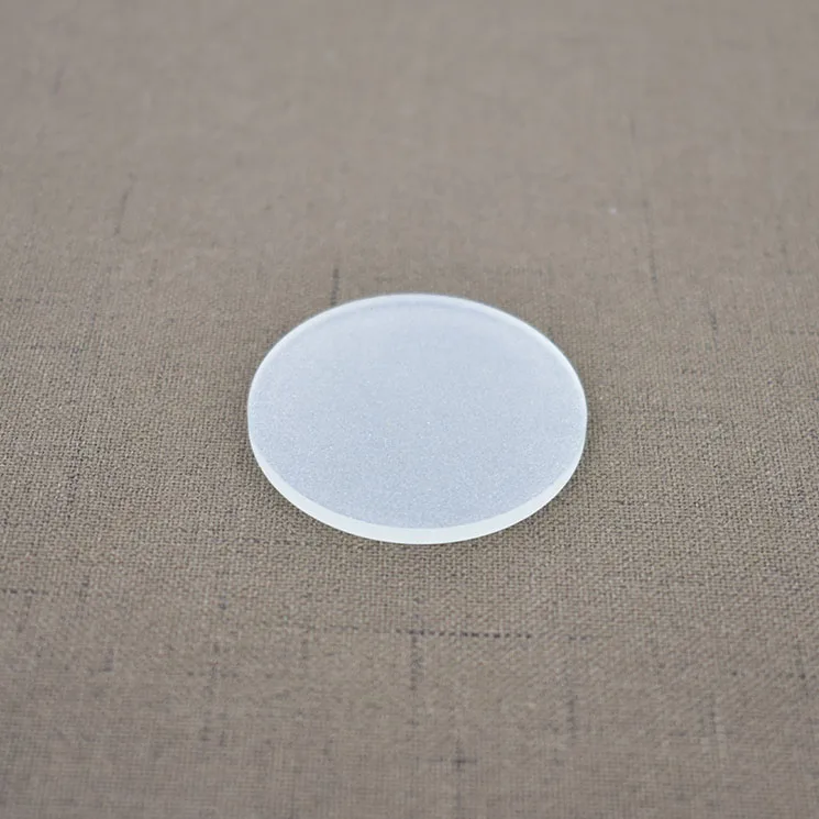 Frosted Round Tempered Glass disc Shade For Lighting
