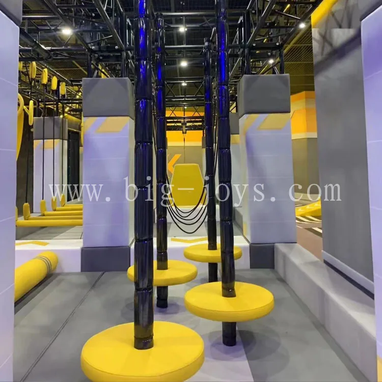Ninja Track Jumping and Climbing Competition Training Indoor training ninja arena at the sports center