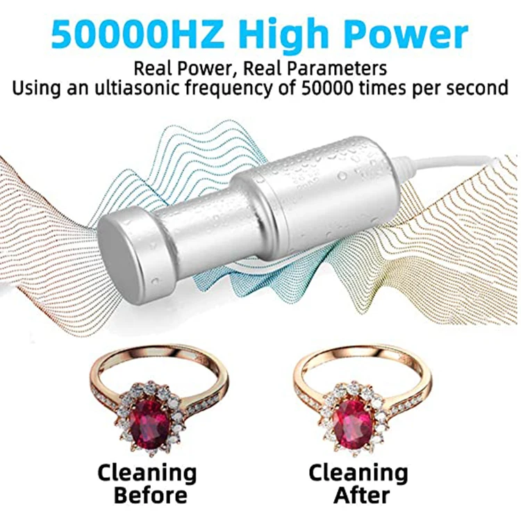 Professional Mini Immersible Ultrasonic Cleaning Machine Household Ultrasonic Cleaner For Cleaning Fruits Dish Clothes