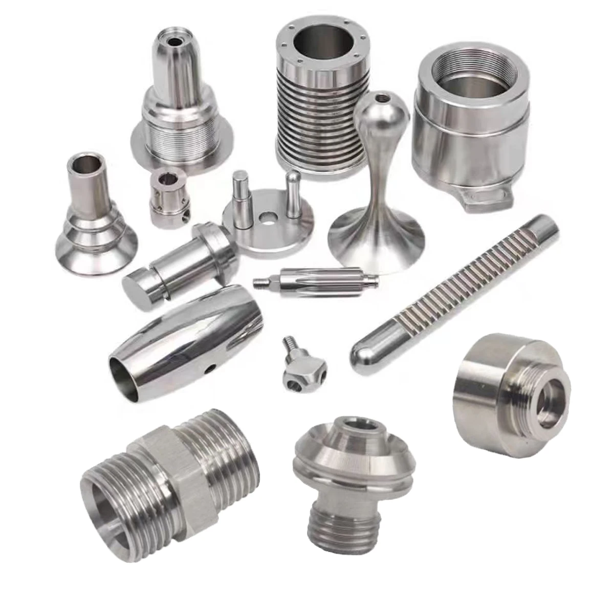 High Precision CNC Machining Services Customized Products Stainless Steel Aluminum Copper Brass Drilling CNC Lathe Machinery