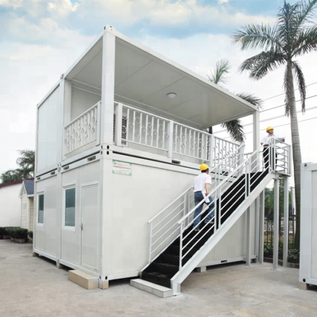 Mini Mobile Homes Prefabricated house Low Cost  For Tanzania bunker house