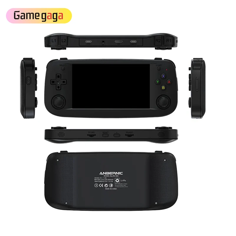 ANBERNIC RG503 Handheld Game Console 4.95 Inch Screen With 5G Wifi BT4.2 Handheld Video Game Player For N64/PSP