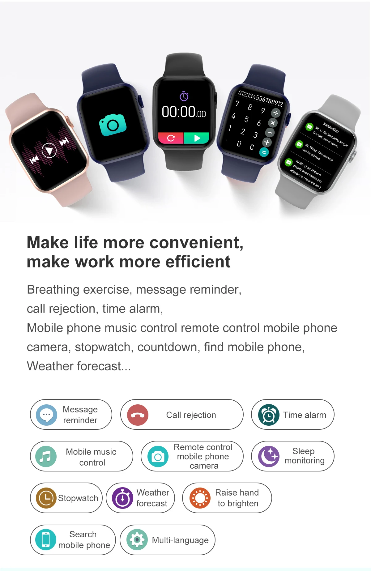 
Dt100 Pro+2021 Smartwatch Ip68 Waterproof Heart Rate Full Touch 1.75 Inch Battery 280mah Dt100 Dt100pro+ 