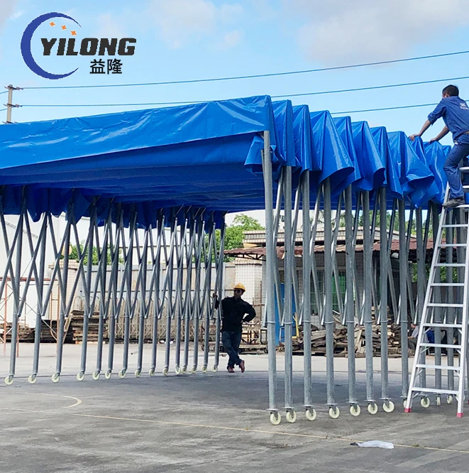 Outdoor waterproof roofing canvas steel frames steel structures sheds with tent on the roof