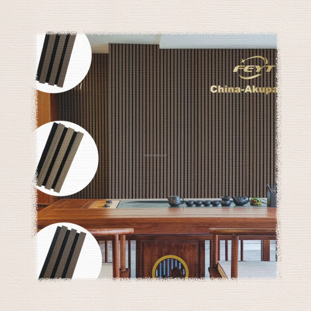 China Wholesale Interior House Decoration 3D Panels Wooden Wall Panels Acoustic Panels