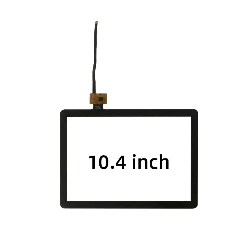 8' 9' 10.4 Inch waterproof Touch Screen glass Overlay Kit for Touch LCD Panel Capacitive Touch Sensor