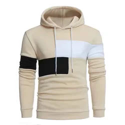 OEM hoodie wholesale color block hoodie streetwear custom printed pullover multi color hoodie for men clothes