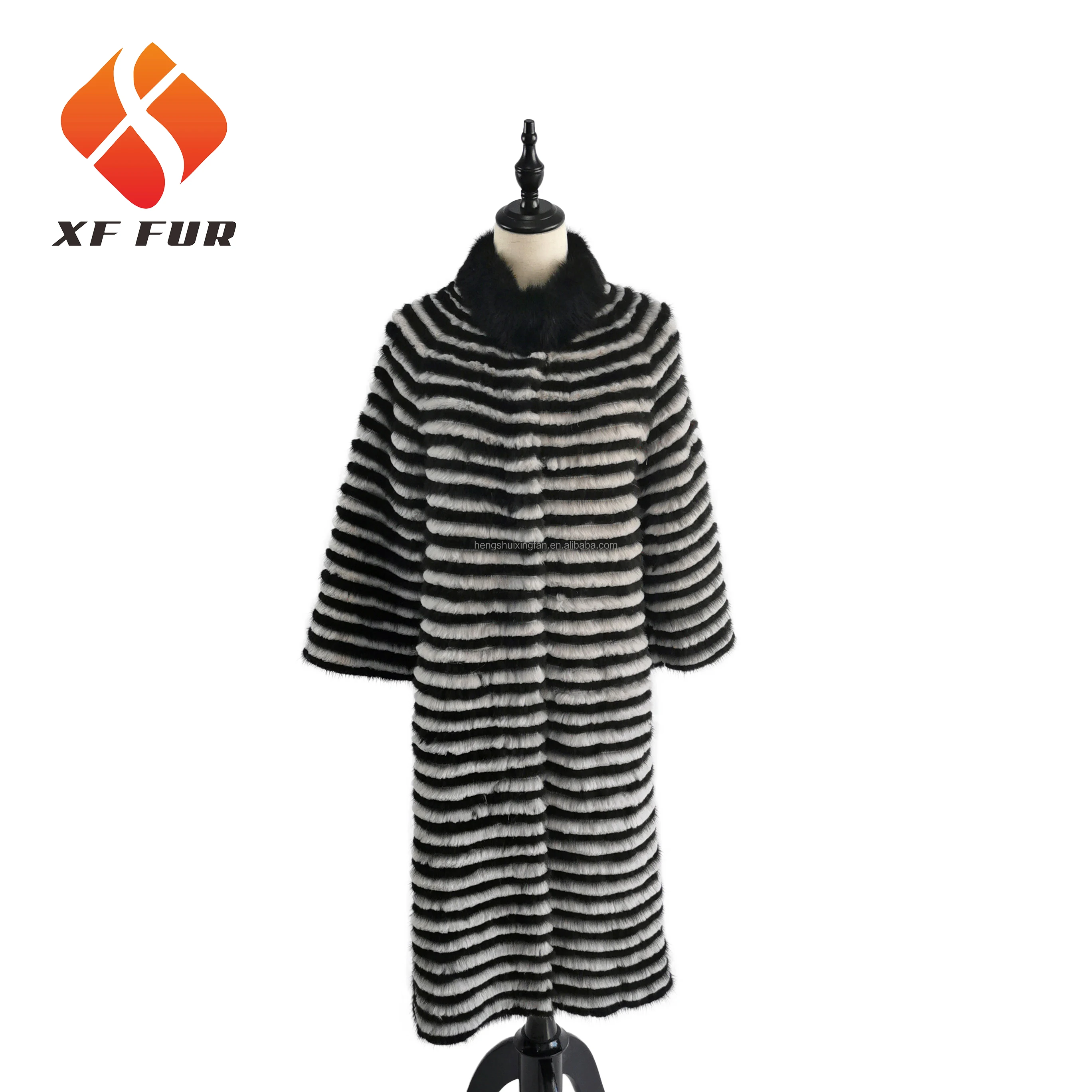 
Hot Sale Factory OEM Service New Fashion Genuine ladies mink knitted fur coats with For Sale 
