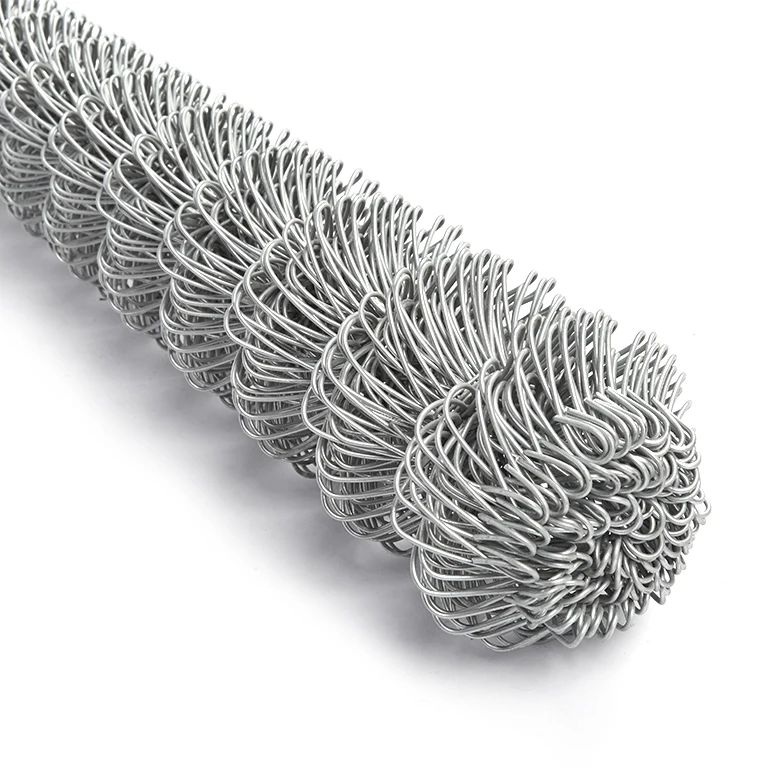 Wholesale used 6ft black animal weaving chain link fence and poles 100 meter roll