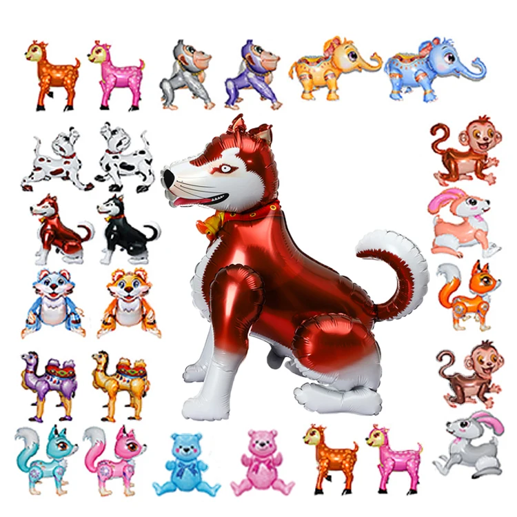 Животные тема форма животных пользовательские майларовые шары подарки ребенок надувной де глобс милый 3D шар