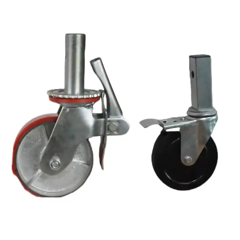 Mobile Scaffolding Building Materials Construction Steel Caster Wheel rubber caster