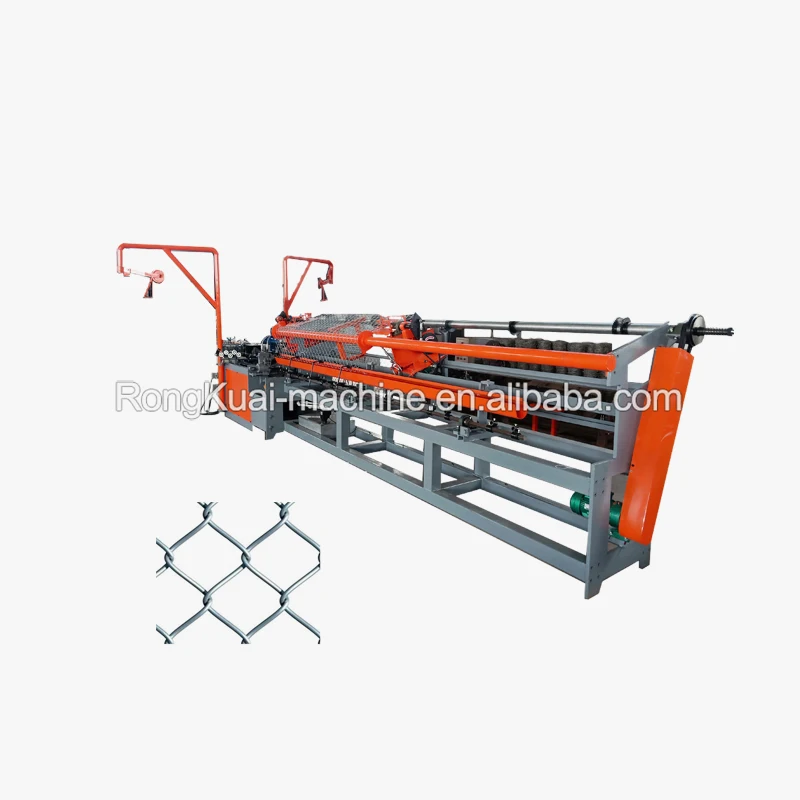 Chain Link Fence Machine ,uses Taiwan Delta servo motor+planetary Reducerto feed wires.