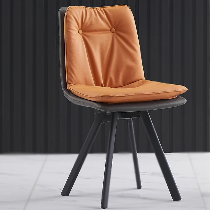 Металлические роскошные кожаные современные обеденные стулья с высокой спинкой для ресторана в скандинавском французском стиле гостиницы