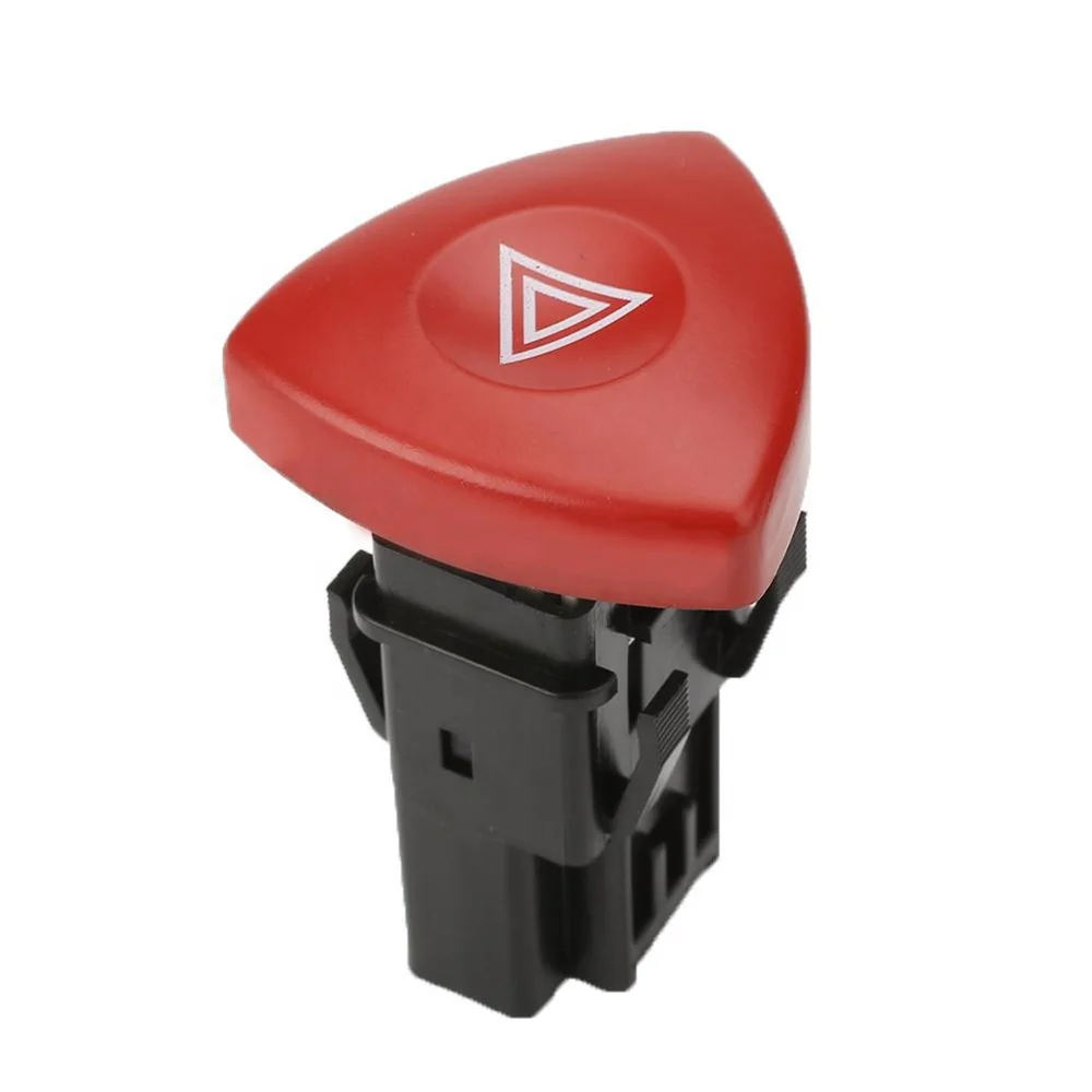 High Quality Emergency Hazard Warning Light Flasher Switch Button for Renault