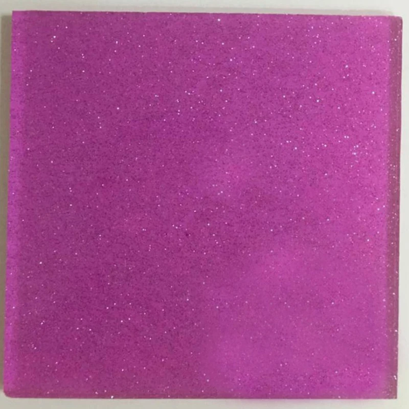 Glitter Acrylic Sheet, 3 mm chunky glittering Acrylic sheet panel board plate, custom translucent Acrylic Glittering Sheet
