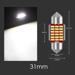 Factory Car C5W Led 31mm 39mm 42mm Festoon Bulb Light C10W led 36mm Interior Dome Reading License Plate Auto Lamp DC 12V