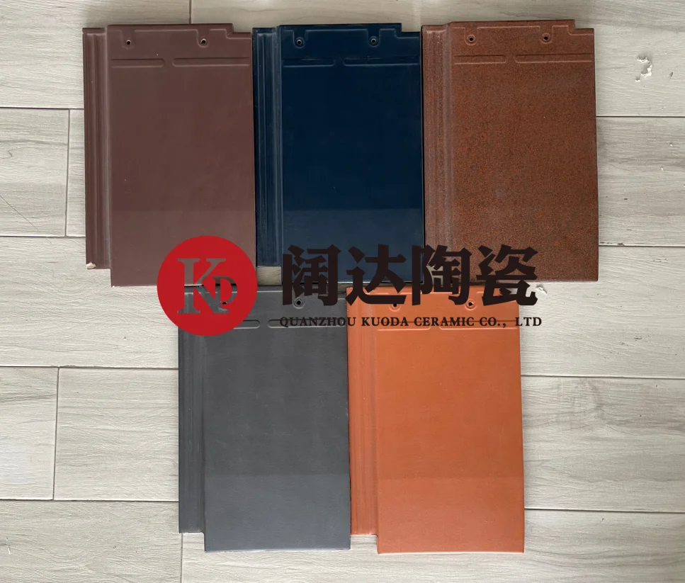 Colorful Ceramics Flat Glazed Clay Roof  Roofing Tiles For Houses,Flat tiles for sales