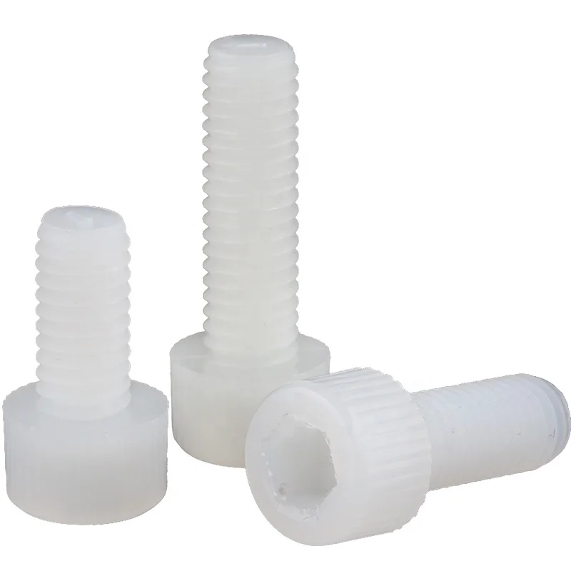 Plastic socket head cap screws Plastic bolt PA66 nylon screw