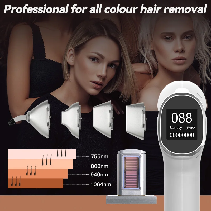 LEFIS Ice Titanium Alex 755 808 940 1064 Permanent Laser Hair Removal CE Approved Germany 800-2000w Diode Laser Stationary