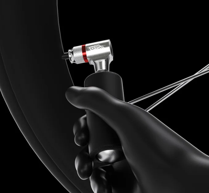 21050 CNC Portable Emergency MTB Bike Tire Air Pump Presta Schrader Bicycle CO2 Inflator